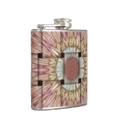 afrikanisch Inspirierte Kunstdrucke - Geometrische Flachmann (Rechts)