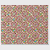 afrikanisch Inspirierte Kunstdrucke - Geometrische Geschenkpapier (Flach)