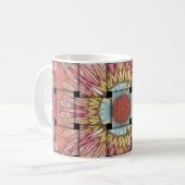 afrikanisch Inspirierte Kunstdrucke - Geometrische Kaffeetasse (Vorderseite Links)