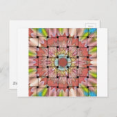 afrikanisch Inspirierte Kunstdrucke - Geometrische Postkarte (Vorne/Hinten)