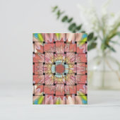 afrikanisch Inspirierte Kunstdrucke - Geometrische Postkarte (Stehend Vorderseite)