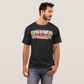 afrikanisch Inspirierte Kunstdrucke - Geometrische T-Shirt (Vorne ganz)