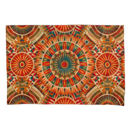 Afrikanisch Inspiriertes geometrisches Kissen Kissenbezug