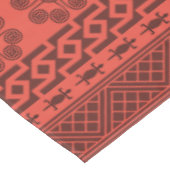 Afrikanisch Inspiriertes Musterdesign - Tischdecke (Schrägansicht)