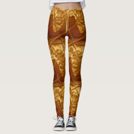Afrikanisch Kaffeebräunung Liebliche Kleidung Frau Leggings