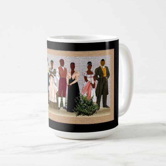 Afrikanisch Kaffeetasse (VorderseiteRechts)