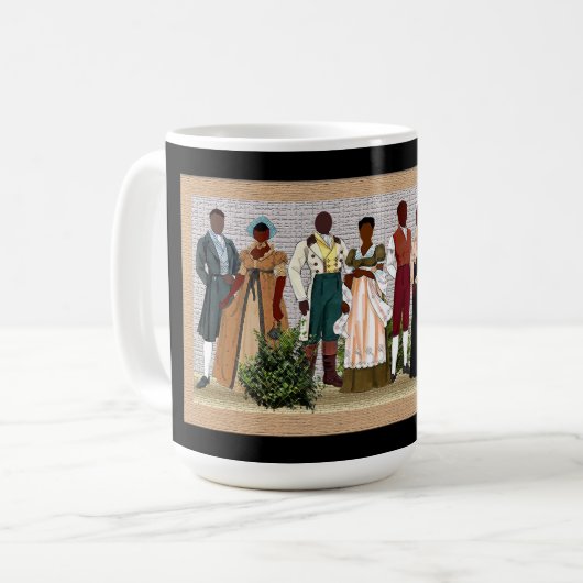 Afrikanisch Kaffeetasse (Vorderseite Links)