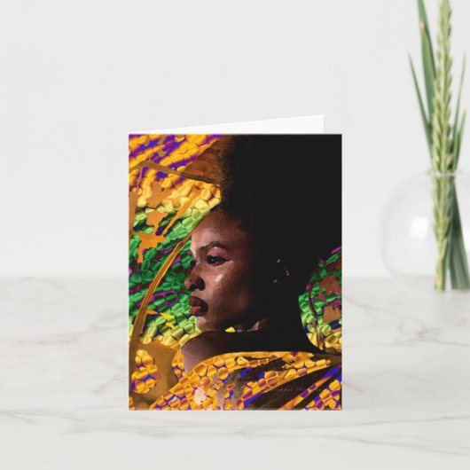 afrikanisch karte (Vorderseite)