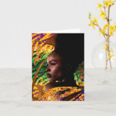 afrikanisch karte (Gelbe Blume)