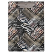 Afrikanisch, kombiniert. klemmbrett (Vorderseite)