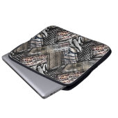 Afrikanisch, kombiniert. laptopschutzhülle (Vorne Knopf)