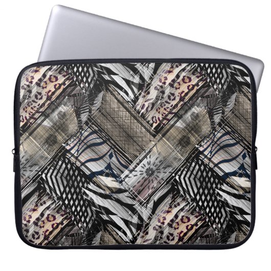 Afrikanisch, kombiniert. laptopschutzhülle (Vorderseite)