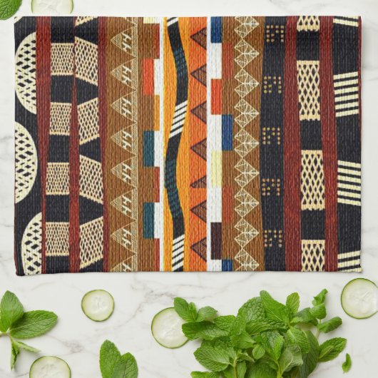 afrikanisch küchentuch (Gefaltet)