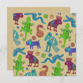 Afrikanisch-mexikanische Kultur - primitives Stamm (Vorne/Hinten)