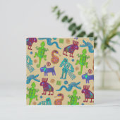 Afrikanisch-mexikanische Kultur - primitives Stamm (Stehend Vorderseite)