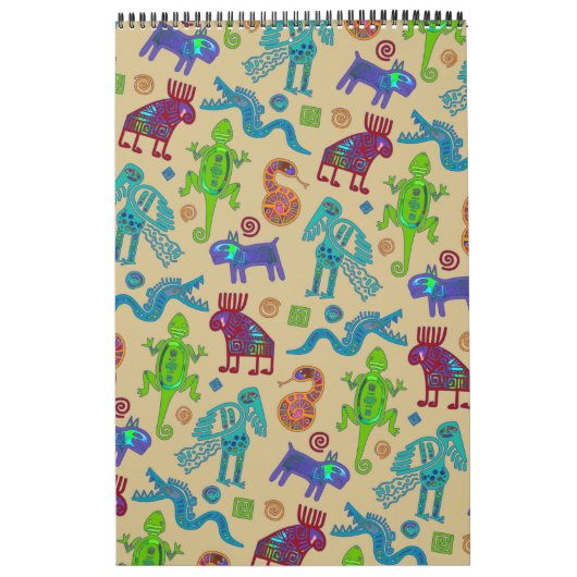 Afrikanisch-mexikanische Kultur - primitives Stamm Kalender (Titelbild)