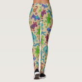 Afrikanisch-mexikanische Kultur - primitives Stamm Leggings (Rückseite)