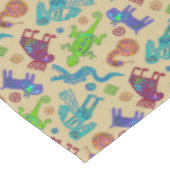 Afrikanisch-mexikanische Kultur - primitives Stamm Tischdecke (Schrägansicht)