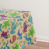 Afrikanisch-mexikanische Kultur - primitives Stamm Tischdecke (Beispiel)