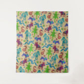 Afrikanisch-mexikanische Kultur - primitives Stamm Wandteppich (Vorderseite)