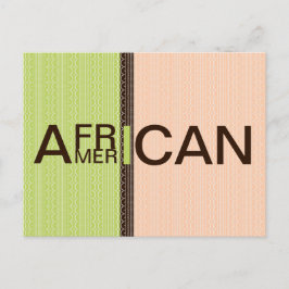 Afrikanisch Postkarte