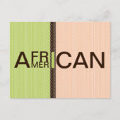 Afrikanisch Postkarte (Vorderseite)
