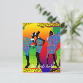 afrikanisch postkarte (Stehend Vorderseite)