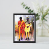 afrikanisch postkarte (Stehend Vorderseite)