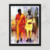 afrikanisch postkarte (Vorderseite)