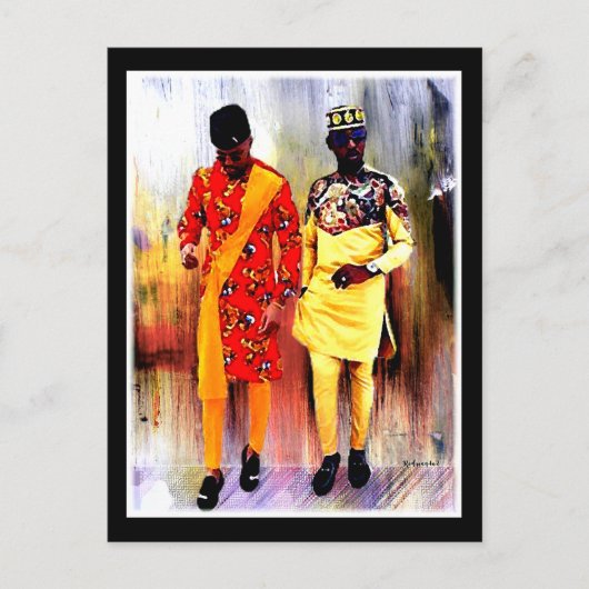 afrikanisch postkarte (Vorderseite)