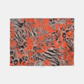 Afrikanisch, Stammeskultur. Fleecedecke (Vorderseite (Horizontal))