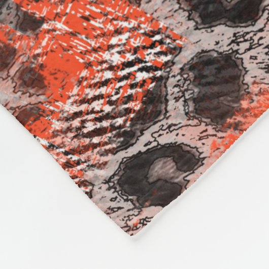 Afrikanisch, Stammeskultur. Fleecedecke (Ecke)