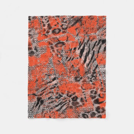 Afrikanisch, Stammeskultur. Fleecedecke (Vorderseite)