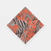 Afrikanisch, Stammeskultur. Serviette (Ecke)