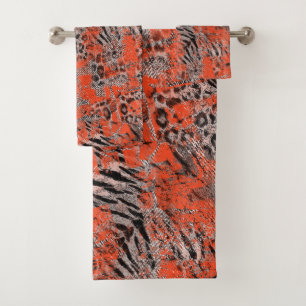 Afrikanisch, Stammeszugehörigkeit. Badhandtuch Set