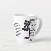 afrikanisch, WENN DIE ROOTS TIEF Christlich SIND Milchtasse (Rechte Ecke)