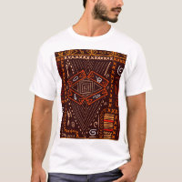 Afrikanische Aborigine-Kunst Nahtloses Muster