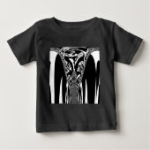 Afrikanische Abstrakte Kunstdrucke Baby T-shirt (Vorderseite)