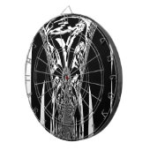 Afrikanische Abstrakte Kunstdrucke Dartscheibe (Vorderseite rechts)