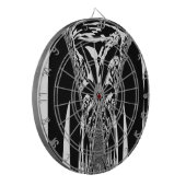 Afrikanische Abstrakte Kunstdrucke Dartscheibe (Vorderseite Links)