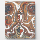 Afrikanische Abstrakte Kunstdrucke Fotoplatte (Vorderseite)