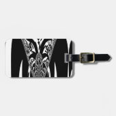 Afrikanische Abstrakte Kunstdrucke Gepäckanhänger (Vorderseite horizontal)