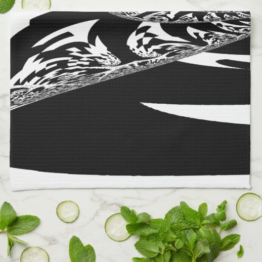 Afrikanische Abstrakte Kunstdrucke Geschirrtuch (Gefaltet)