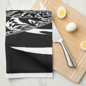 Afrikanische Abstrakte Kunstdrucke Geschirrtuch (Viertel Falte)