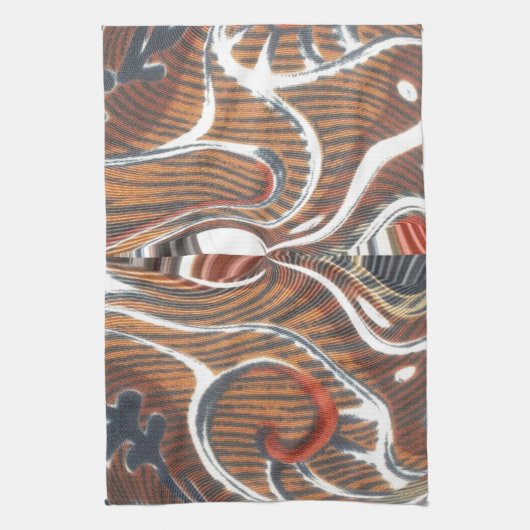 Afrikanische Abstrakte Kunstdrucke Handtuch (Vertikal)