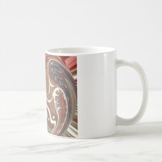 Afrikanische Abstrakte Kunstdrucke Kaffeetasse (Rechts)