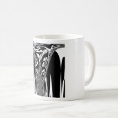 Afrikanische Abstrakte Kunstdrucke Kaffeetasse (VorderseiteRechts)