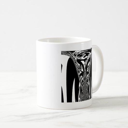 Afrikanische Abstrakte Kunstdrucke Kaffeetasse (VorderseiteRechts)