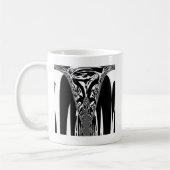 Afrikanische Abstrakte Kunstdrucke Kaffeetasse (Links)