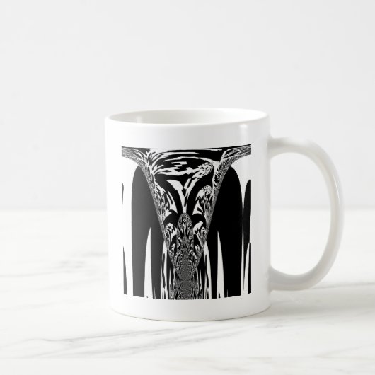 Afrikanische Abstrakte Kunstdrucke Kaffeetasse (Rechts)